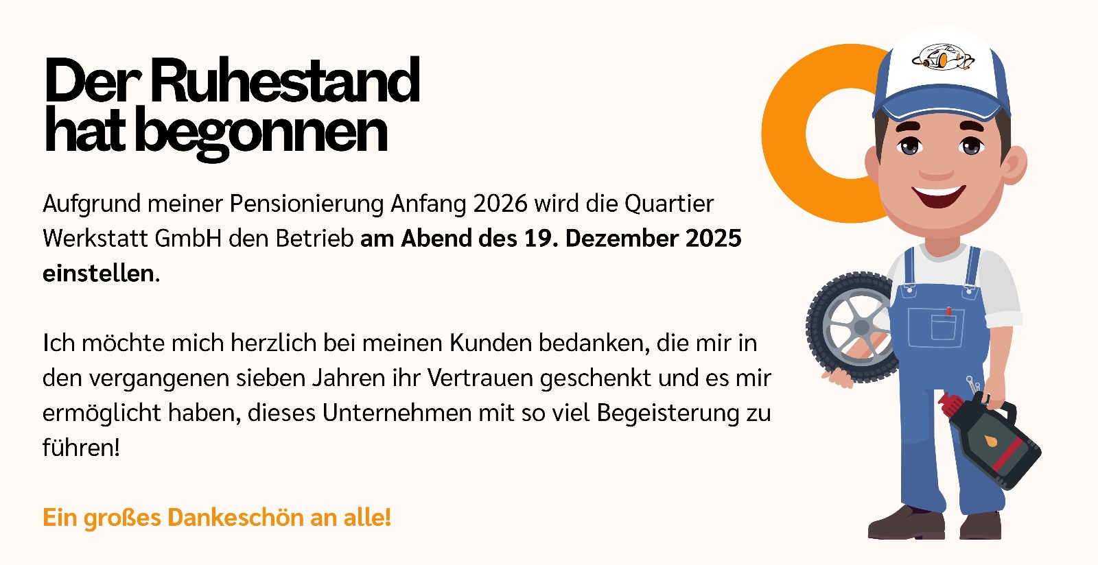 Quartier Werkstatt - Betrieb eingestellt